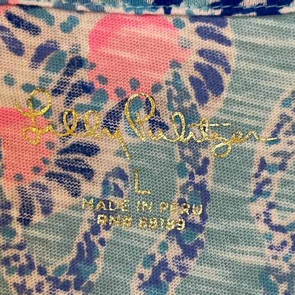 Lilly Pulitzer NEW with tags Women’s Top        Size LARGE - Picture 3 of 3